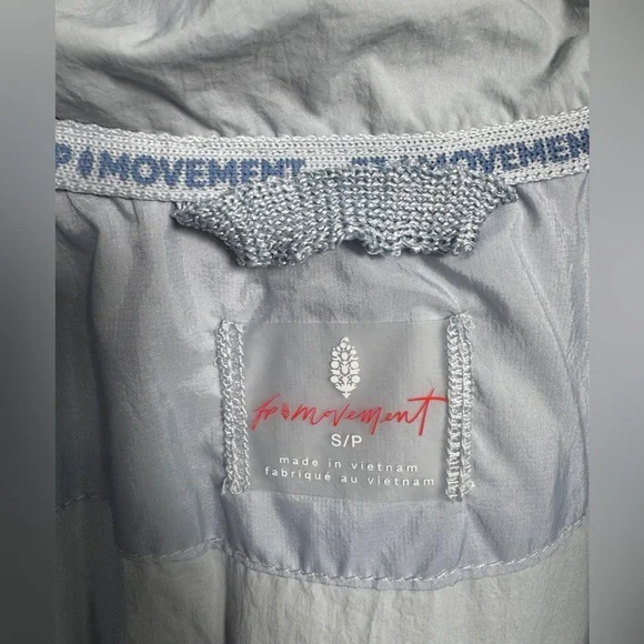 NWT FREE PEOPLE MOVEMENT Penelope Packable Puffer Jacket | Ice Grey MSRP $198 - Picture 8 of 10